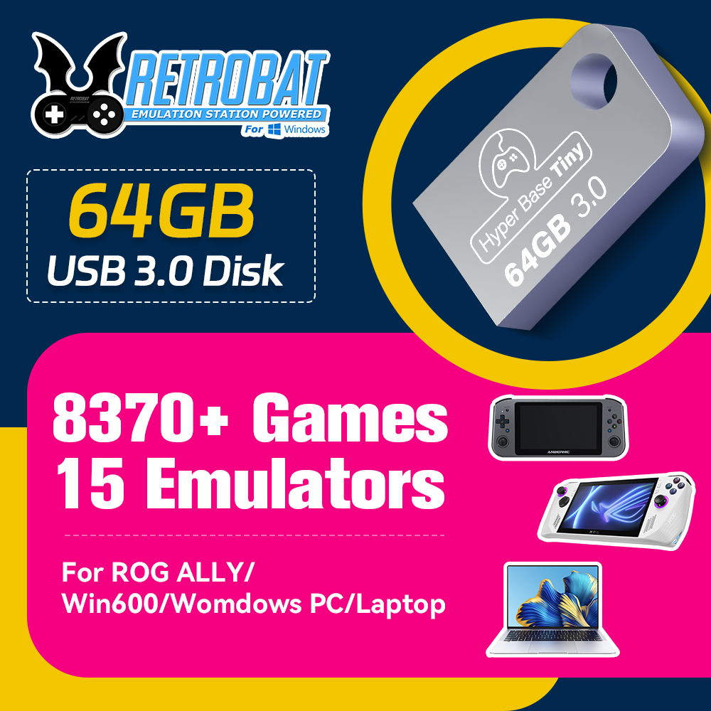 Gaming Console Emulator - Disque dur portable USB 3.0 de