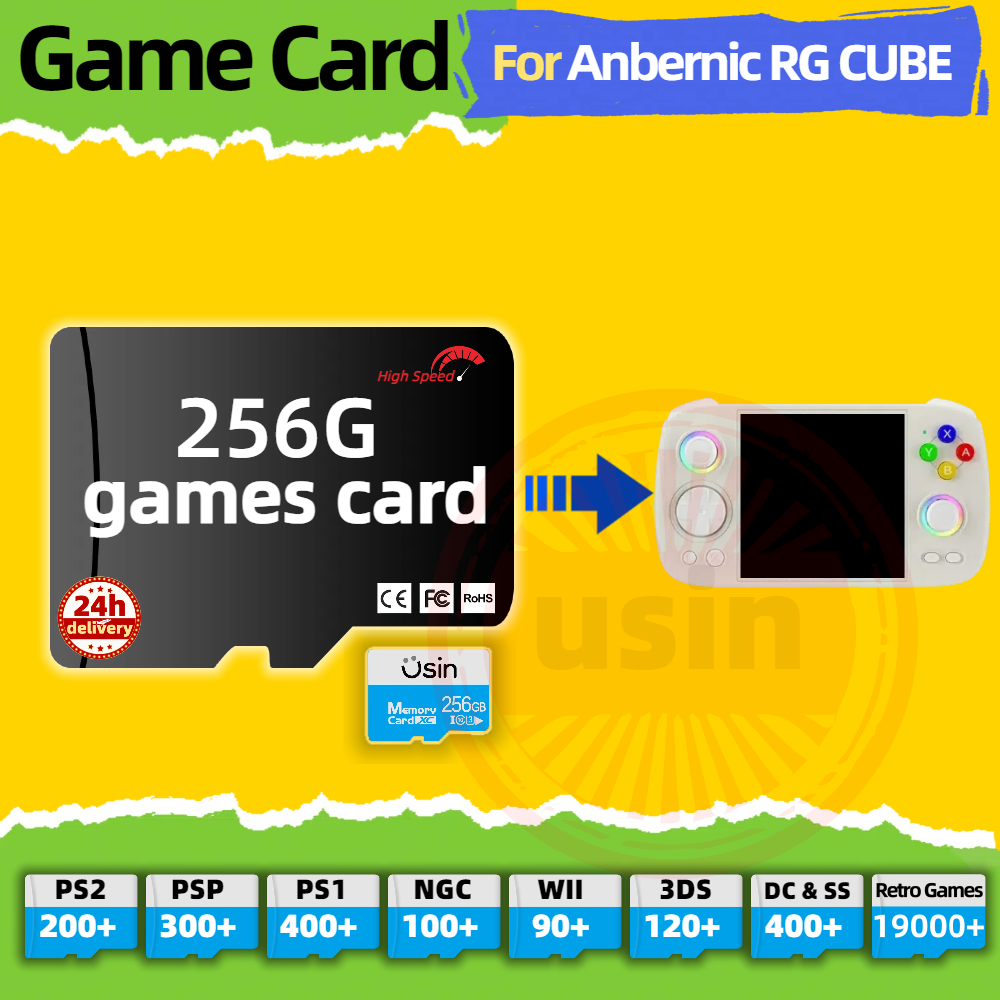 Gaming Console Cube - Carte de jeu pour Anbernic RG