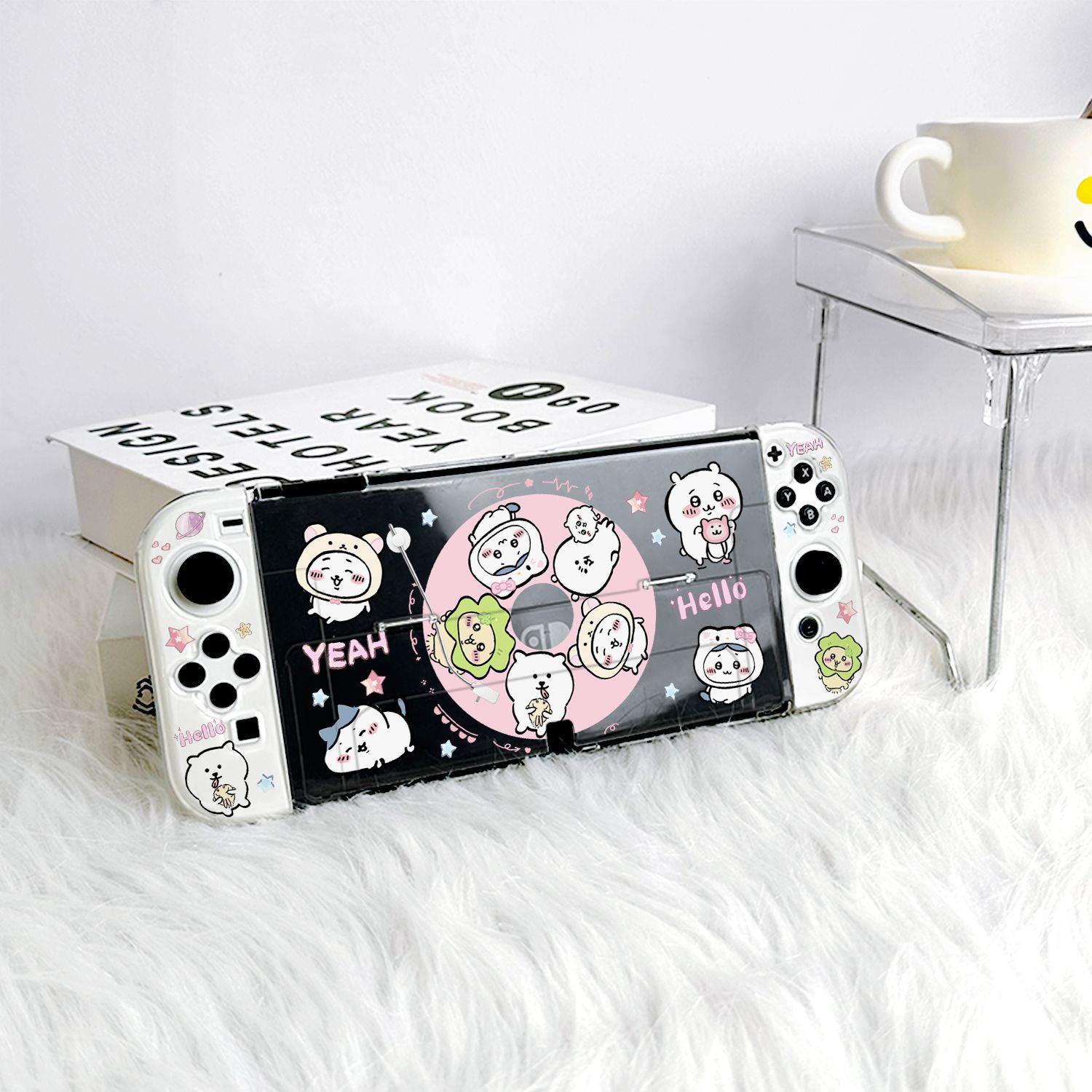 Gaming Console Japan - Étui de protection rigide mignon Chiikawa