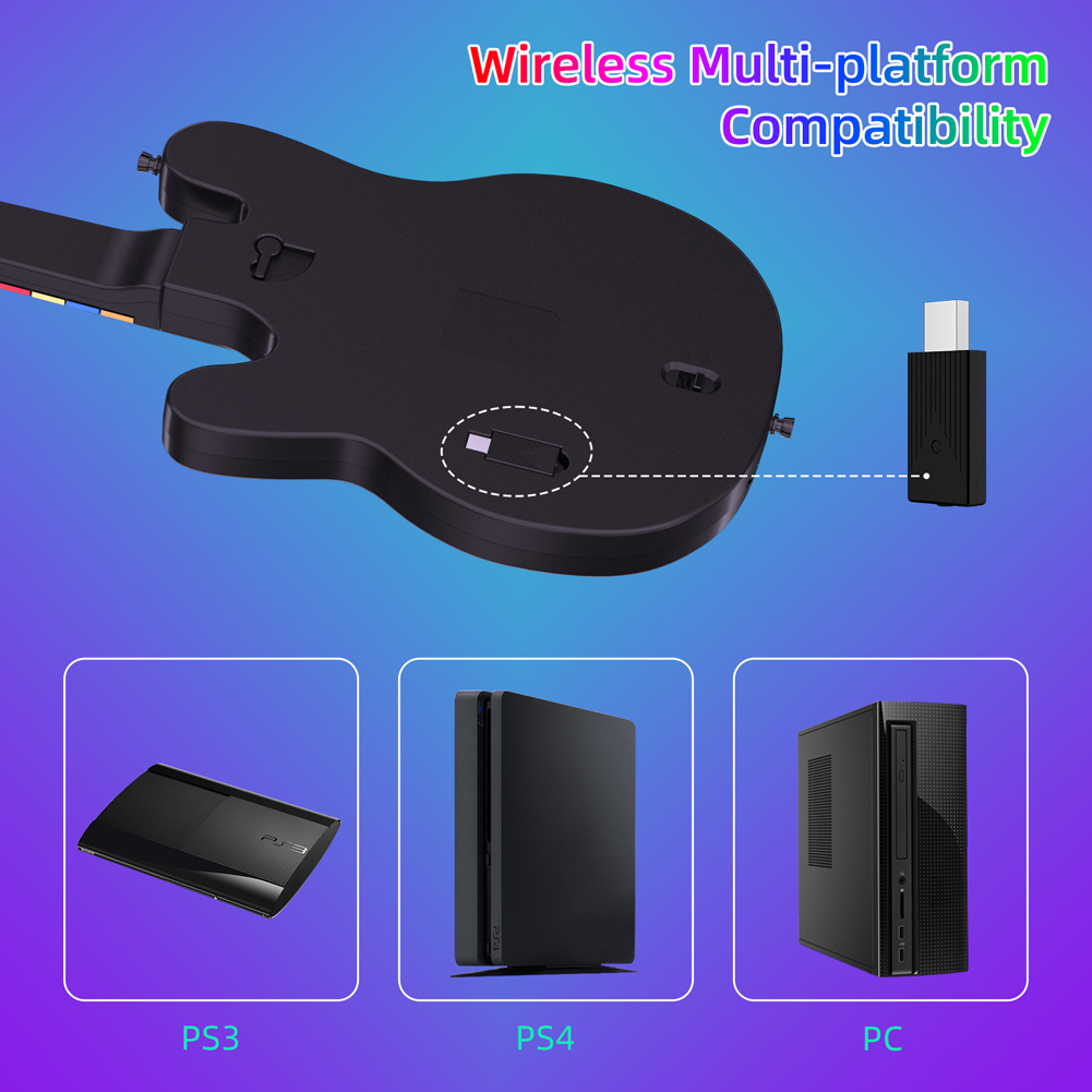 Contrôleur de guitare sans fil - Gaming Console Controller avis et prix