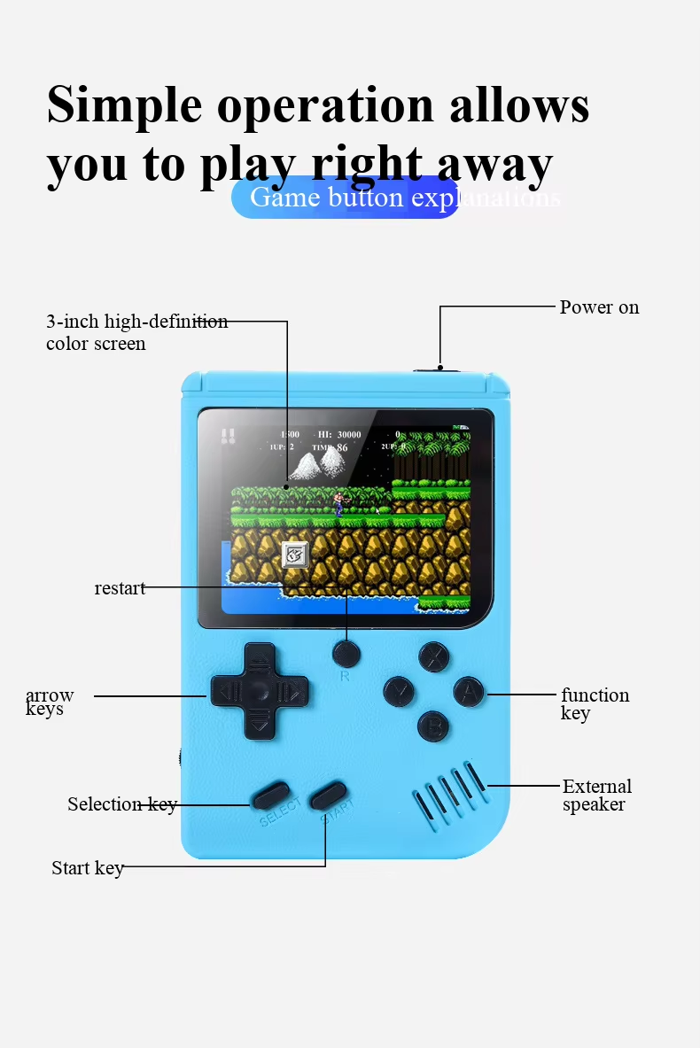 Console de jeux portable rétro - Gaming Console Emulator avis et prix