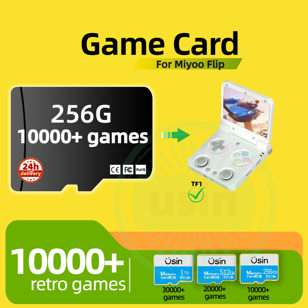 Carte de jeu pour Miyoo Flip 3 - Gaming Console Psp avis et prix