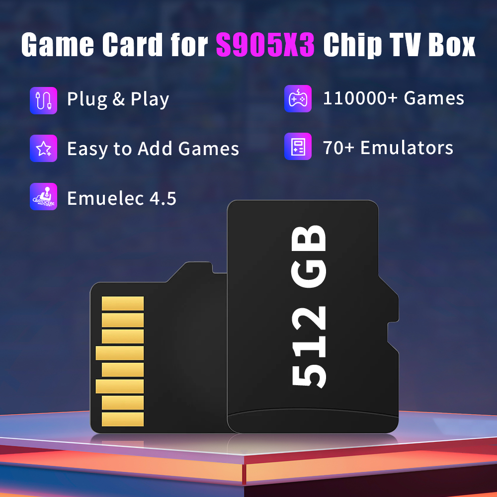 Carte TF de jeu pour S905bery  - Gaming Console Emulator avis et prix